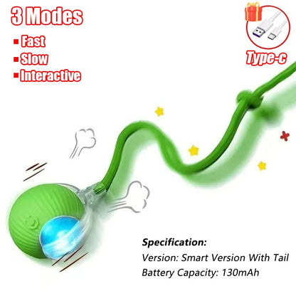 Interactive Cat Toy Ball Super Drive Cat Rolling Ball