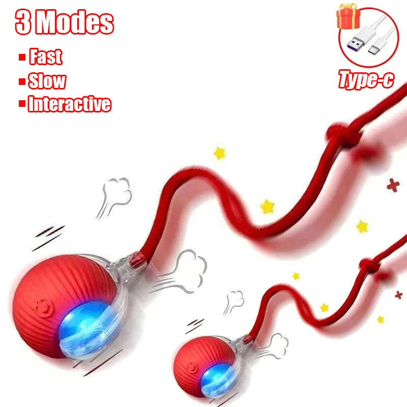 Interactive Cat Toy Ball Super Drive Cat Rolling Ball