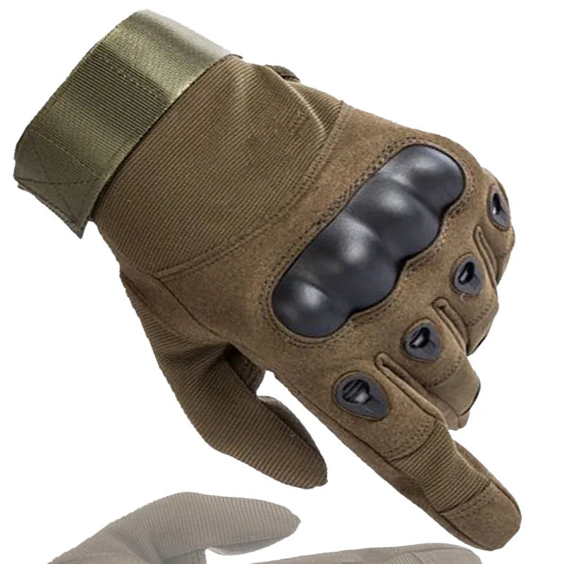 Men’s Tactical Half Finger Gloves Hard Knuckle Combat Hunting Airsoft Motorcycle Fingerless Gloves