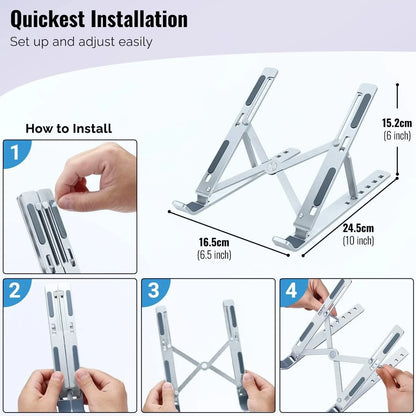Adjustable Laptop Stand Folding Portable Tablet Notebook Laptop Holder